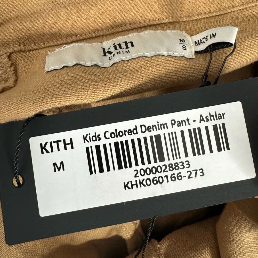 kith kids colored denim pants ashlar size 8 - Picture 4 of 5